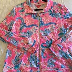 LEONA UPF ZIP UP PROSECCO PINK PINKING POSITIVE XL